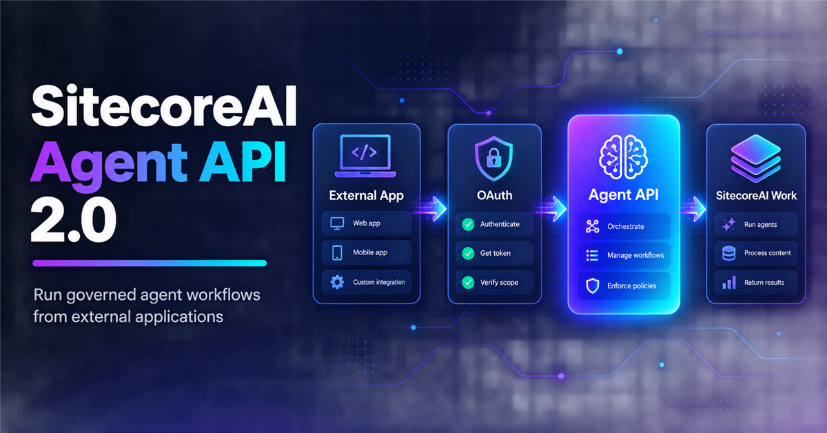 SitecoreAI Agent API 2.0: Running Agents from External Applications