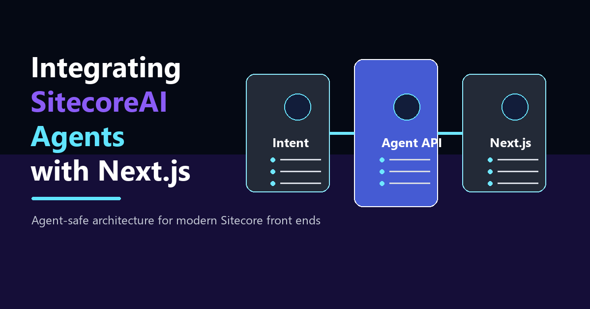 Integrating SitecoreAI Agents into a Next.js Application