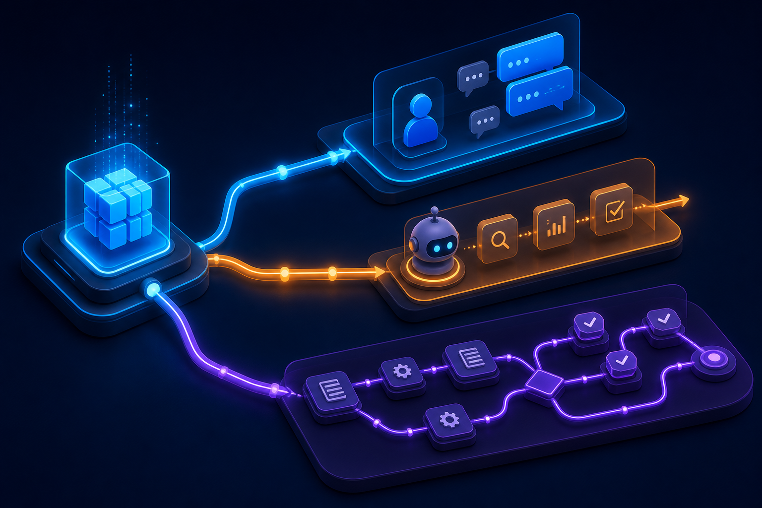 One reusable SitecoreAI skill running across chat, a standard agent, and a workflow agent.
