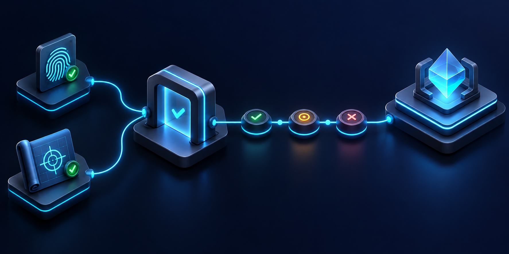 approved artifact fingerprint and target template converge at setup gate