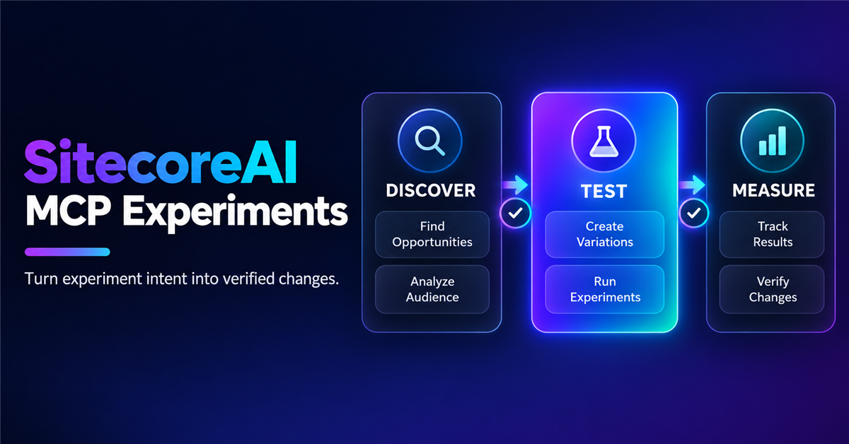 Running Personalization and A/B/n Experiments with SitecoreAI Marketer MCP