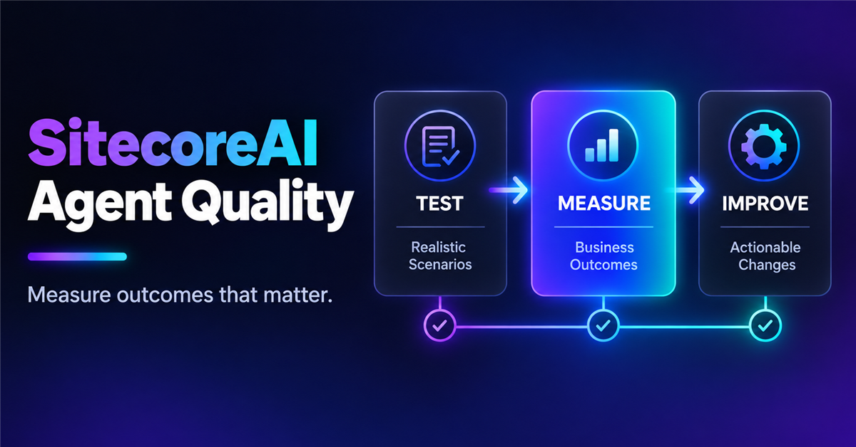 How to Measure Agent Quality in SitecoreAI